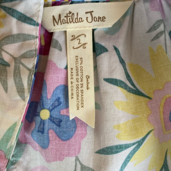 NWOT Matilda Jane Floral Imagination Tunic ~ Dream Chasers Collection - Picture 5 of 6